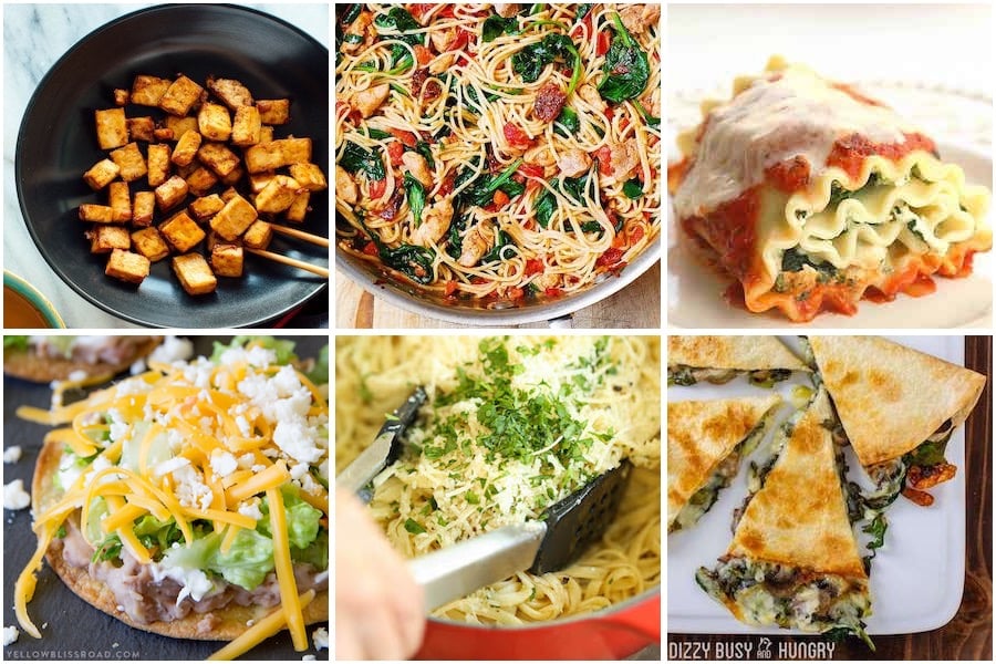 meatless and vegetarian dinner recipes