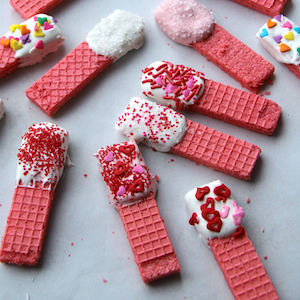 Easy Wafer valentine cookie