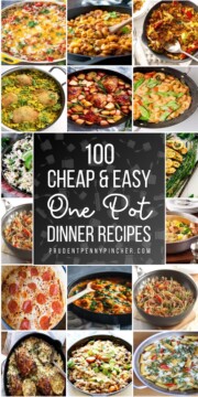 100 Cheap & Easy One Pot Meals - Prudent Penny Pincher