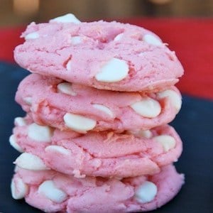 Strawberry Milkshake valentine Cookies