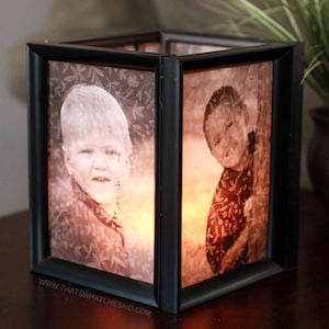 Picture Frame Luminaries home decor