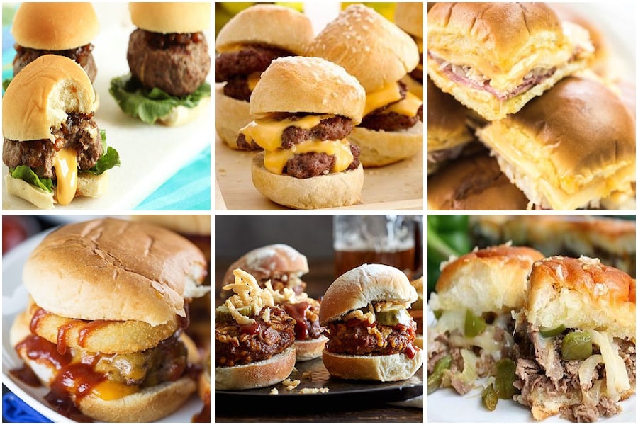 hamburger sliders for game day