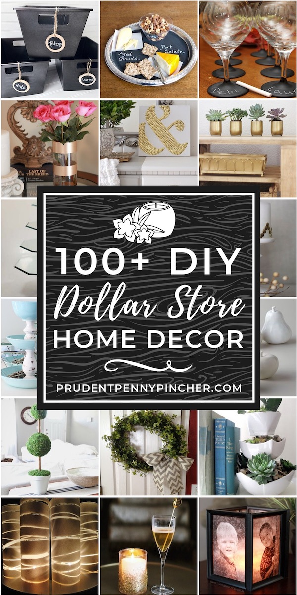 100 Dollar Store Diy Home Decor Ideas Prudent Penny Pincher