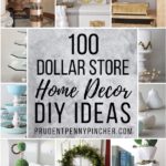 100 Dollar Store DIY Ideas de decoración para el hogar