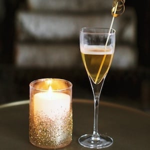 Gold Glitter Votive wedding decoration