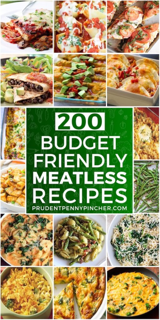 200 Meatless Meals for Families on a Budget Prudent Penny Pincher