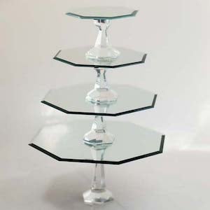 Mirrored Cake Stands