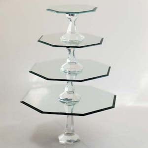 Mirrored Cake Stands 