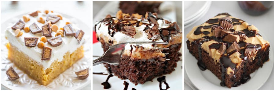 peanut butter poke cakes