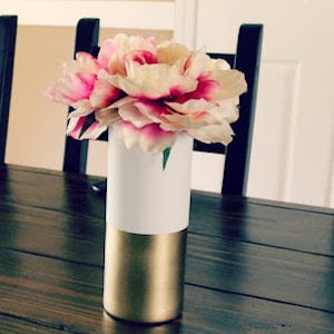 Dollar Store Floral Vase