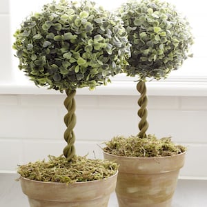 Topiary Tree Dollar Store Farmhouse Decor Idea