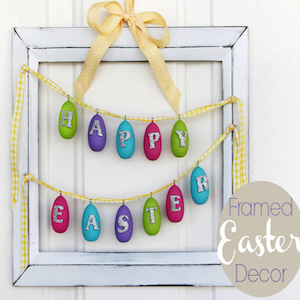 Framed Easter Decor Idea