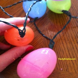 easter egg string lights