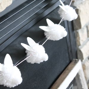 bunny pom pom garland