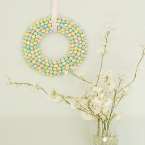 pastel Candy Wreath