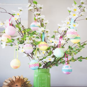 Egg Ornaments Tree