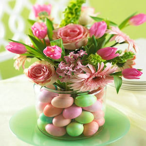 Easter Egg Vase centerpiece