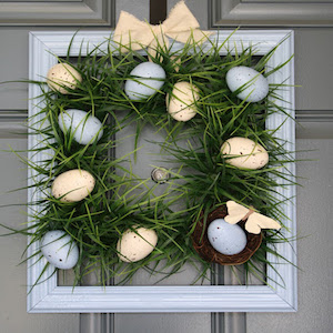 Spring Grass Easter Wreath