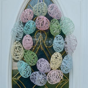 string easter egg Door Decor Idea