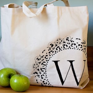 Dolly monogrammed Canvas Bag
