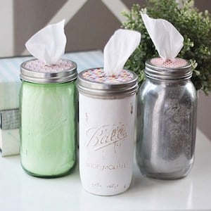 Mason Jar Tissue Holder