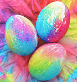 Tie Dye Eggs 