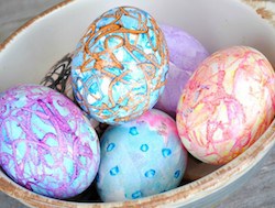 Melted Crayon Easter Eggs