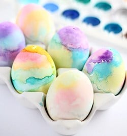 Pastel Watercolor Eggs