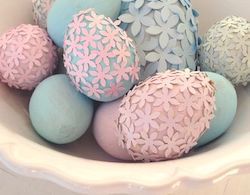 Pretty Paper Flower Eggs