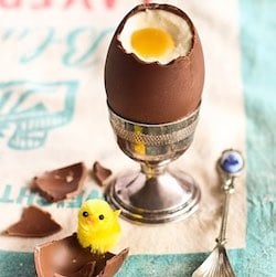 Cheesecake Filled Chocolate Eggs