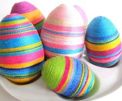 Embroidery Easter Egg decorating idea