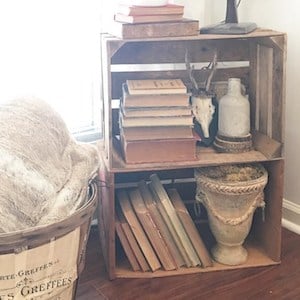 Small Crate Bookcase