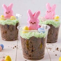 easter Bunny Dirt Cups
