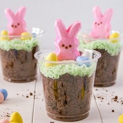 easter Bunny Dirt Cups