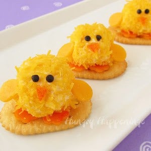 Baby Chick Cheese Ball Appetizers