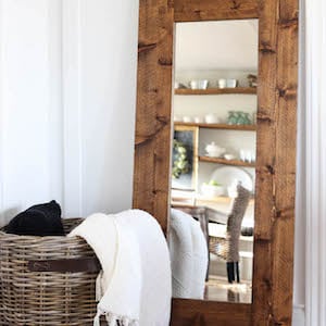 Wood Framed Mirror 