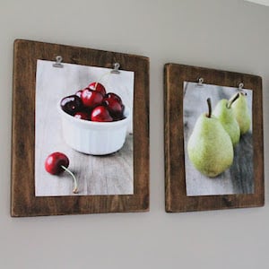 Wood Photo Clipboard