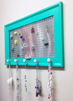 DIY dollar tree Jewelry Organization