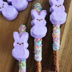 Peeps Pretzel Rods