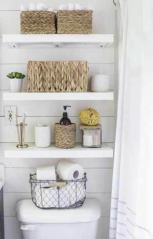 Over The Toilet Shelving for small spaces
