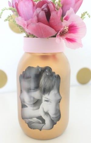 Mother's Day Photo Vase gift