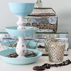 dollar tree jewelry tower organization