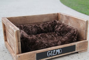 DIY Rustic Pet Bed 