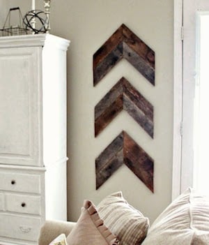 DIY Wooden Arrows farmhouse wall decor