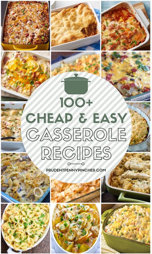 100 Cheap and Easy Casserole Recipes