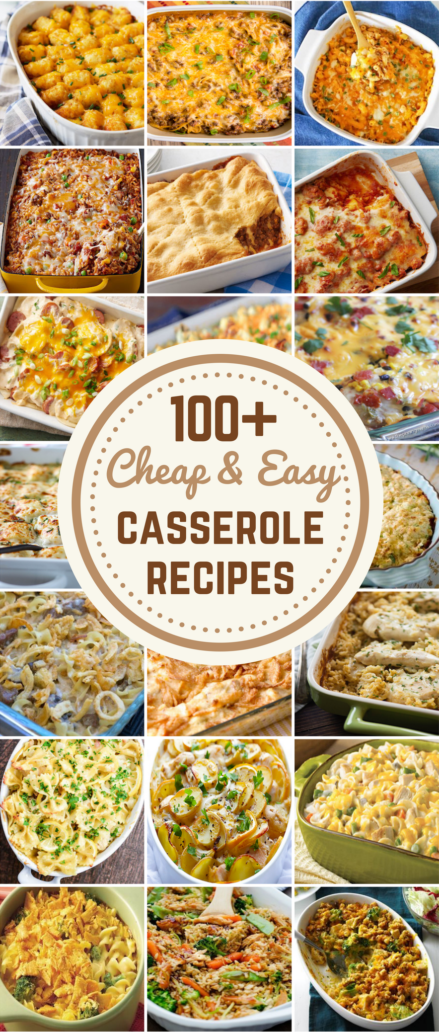100 cheap easy casserole recipes prudent penny pincher