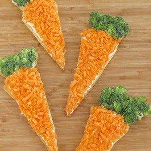 Cheese Carrots Easter Appetizers