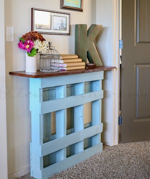 Console Table apartment decorating idea