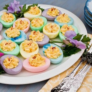 Pastel Deviled Eggs