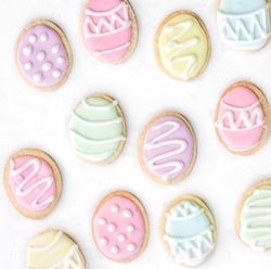 Easter Egg Sugar Cookies with Royal Icing